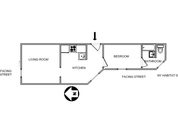 Railroad Apartment Layout