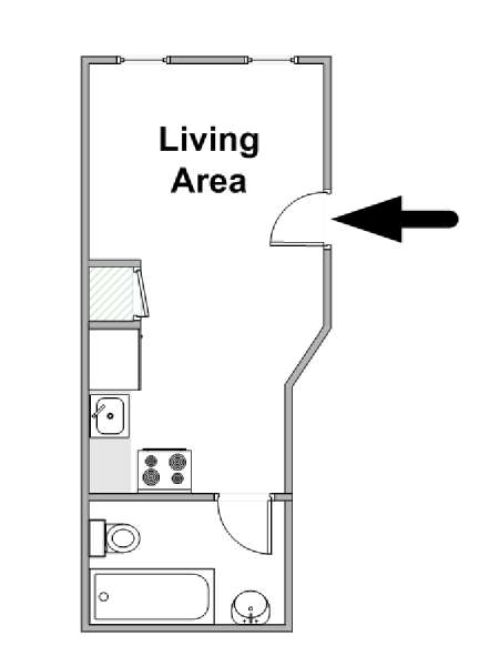 Nueva York Estudio apartamento - esquema  (NY-14865)