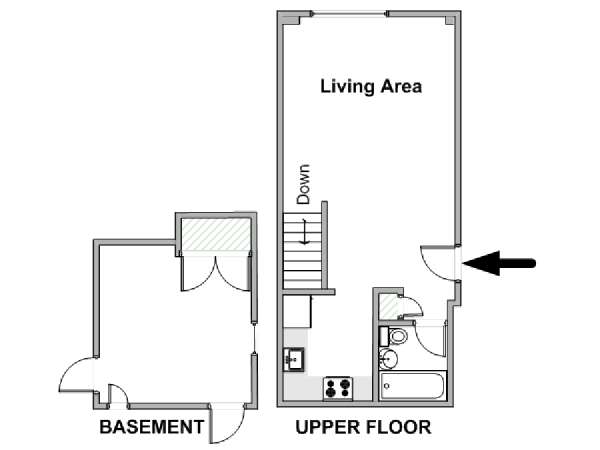 Nueva York Estudio apartamento - esquema  (NY-15018)