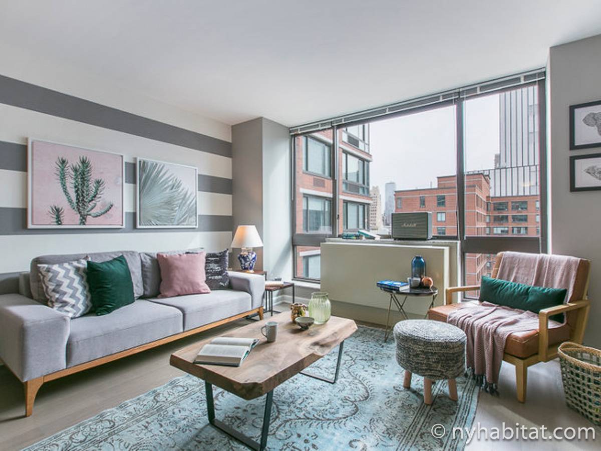 New York Apartment: 1 Bedroom Apartment Rental in Midtown West (NY-16359)